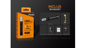 Fenix LD02 V2.0 - Lanternă - 70 Lumeni - 48 Metri